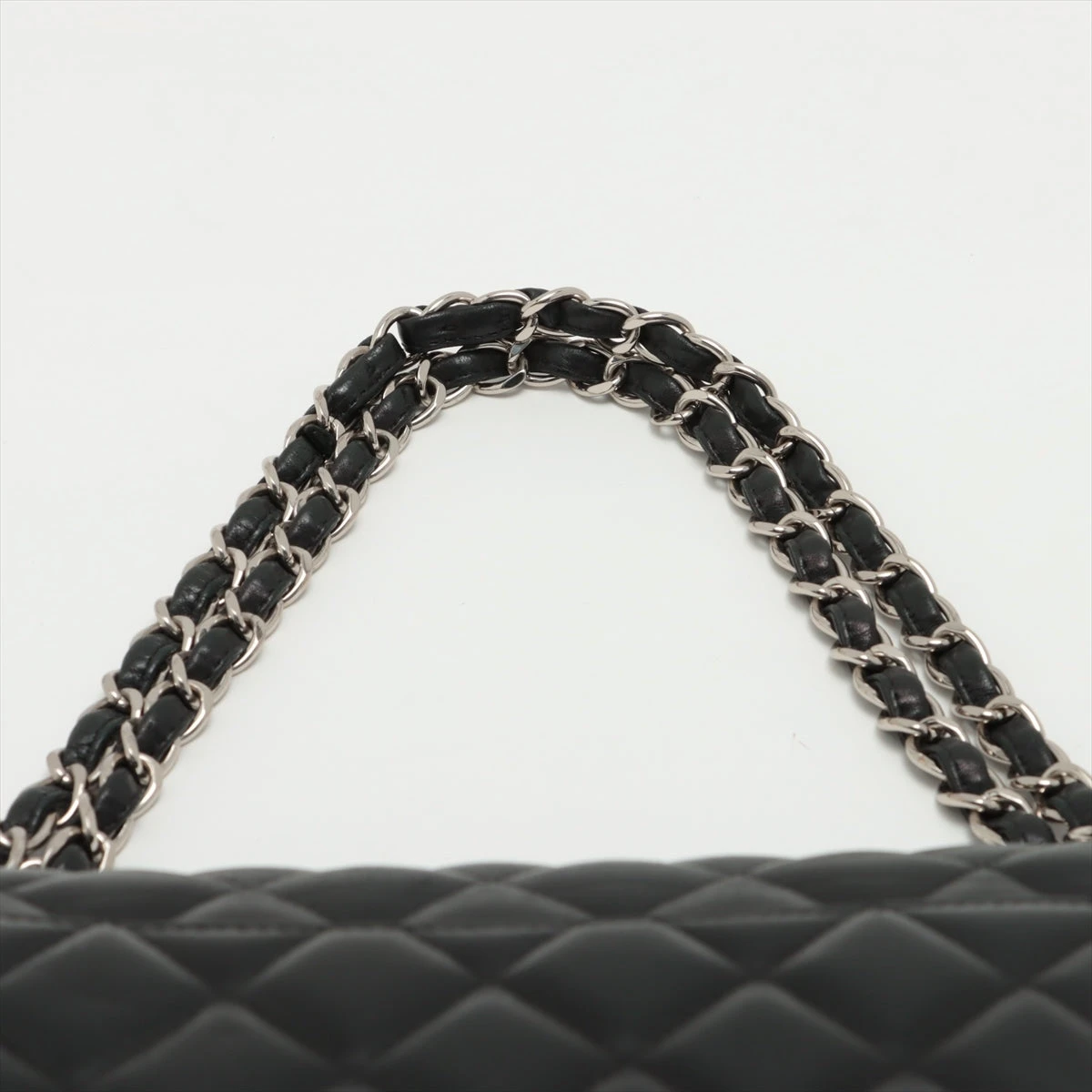 ぺ　シャネル　フリンジ　ダブルチェーンバッグ シャネル(CHANEL)シャネル フリンジチェーンショルダー