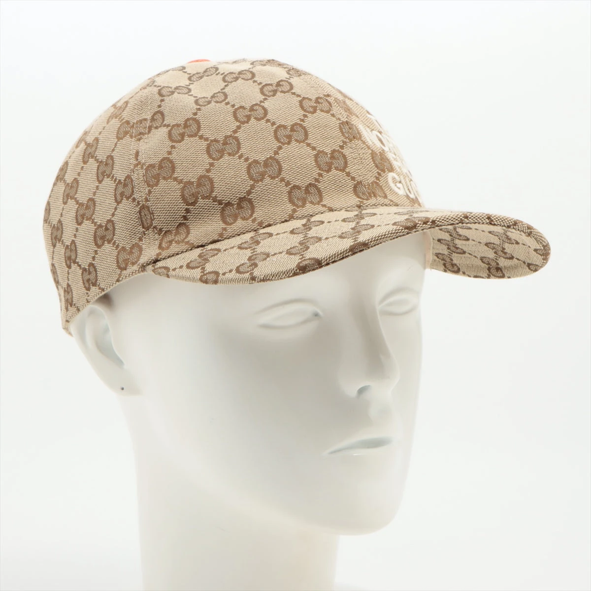 GUCCI ベージュ コットンキャップ　ノースフェイス グッチ×ノースフェイス キャップ コットン×ポリエステル