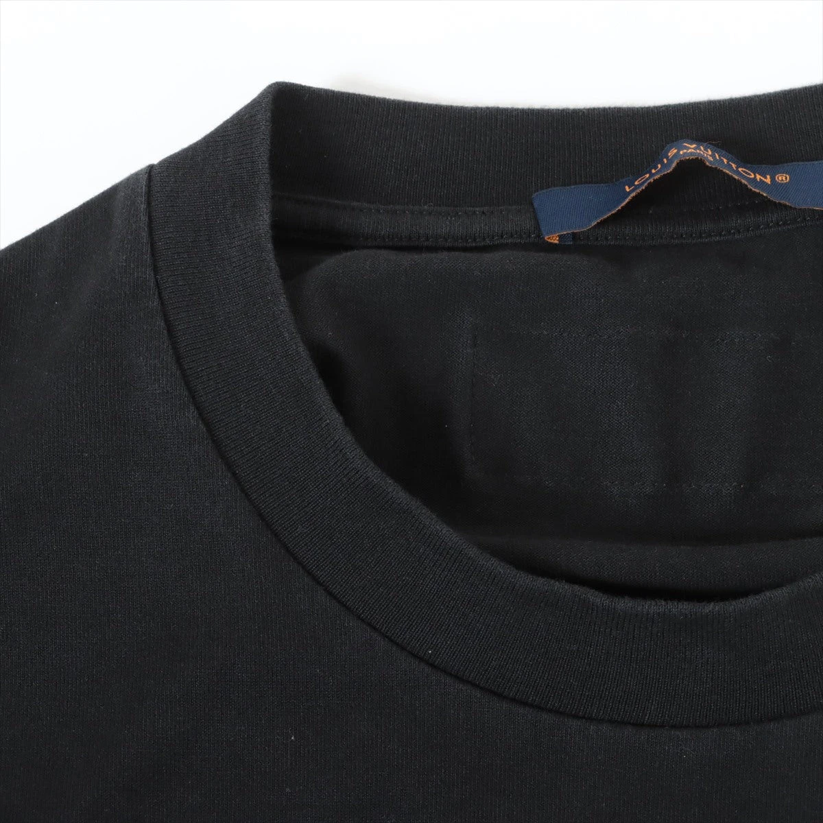 ヴィトン 23SS コットン ロングTシャツ Xl メンズ ブラック