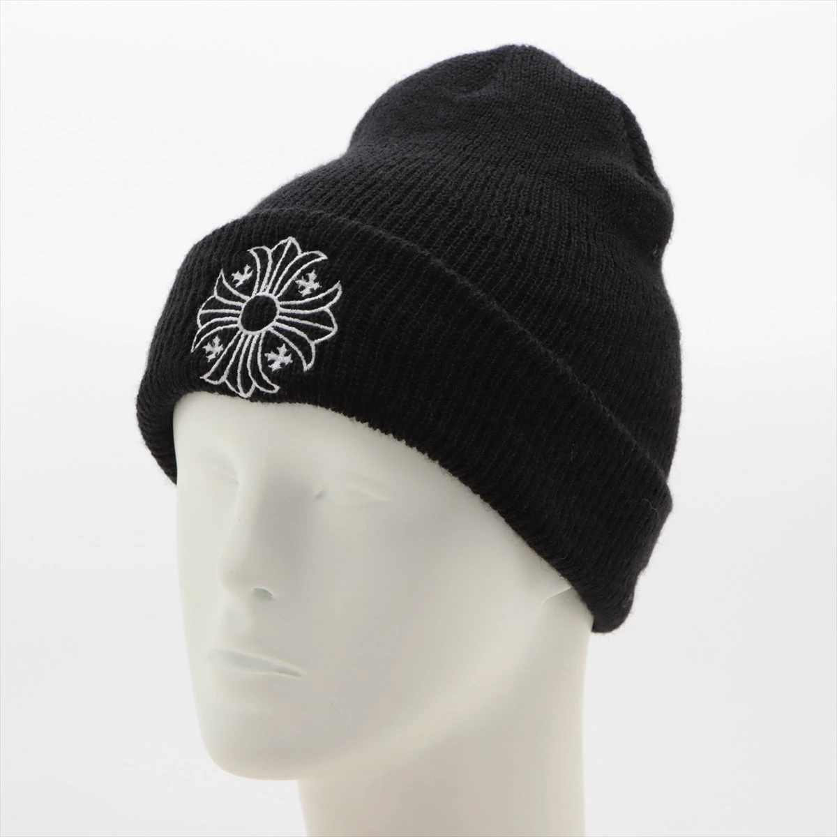 CHROME HEARTS クロムハーツ クロスパッチ カシミア ビーニー
