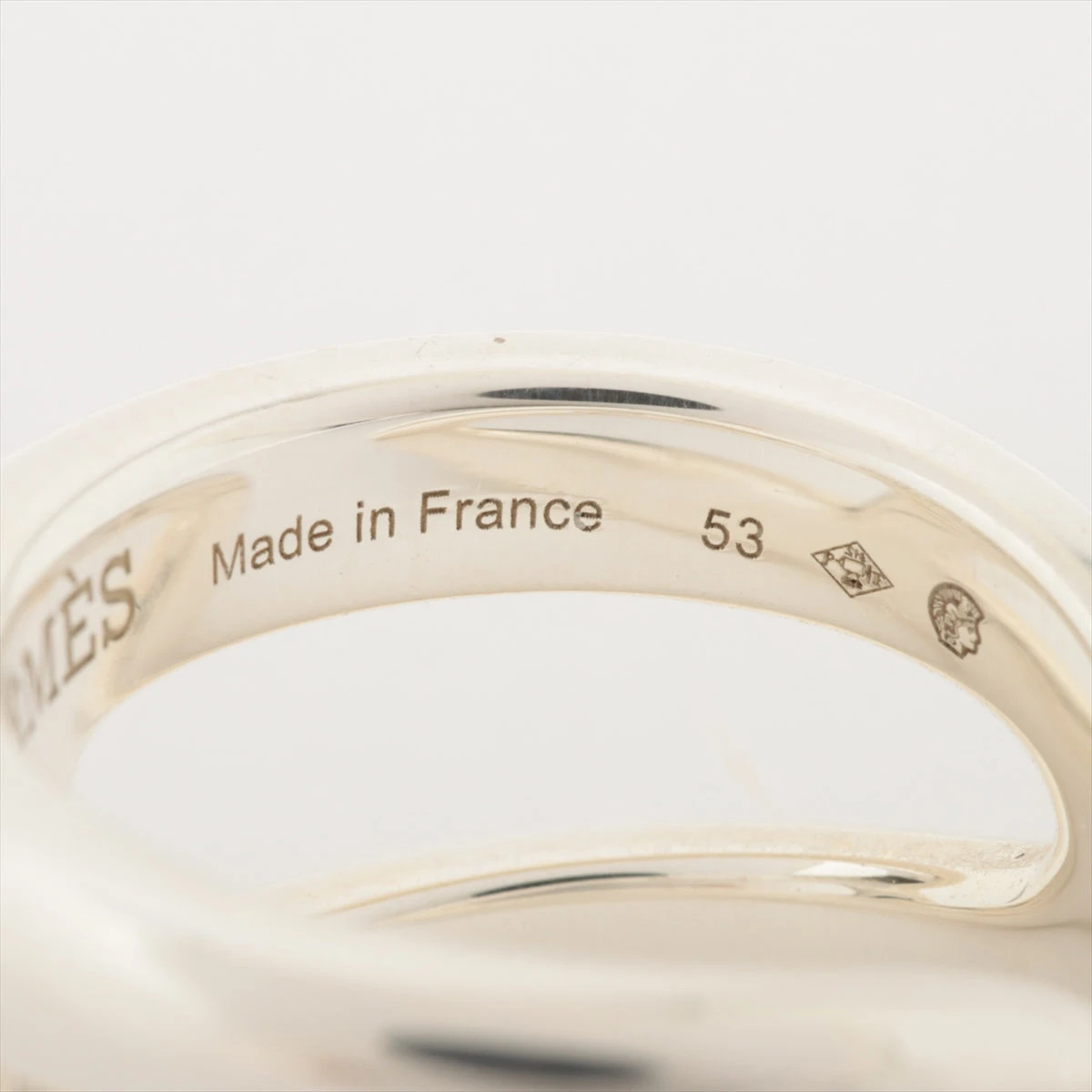 HERMES オスモズpm リング56 シルバーkind購入品