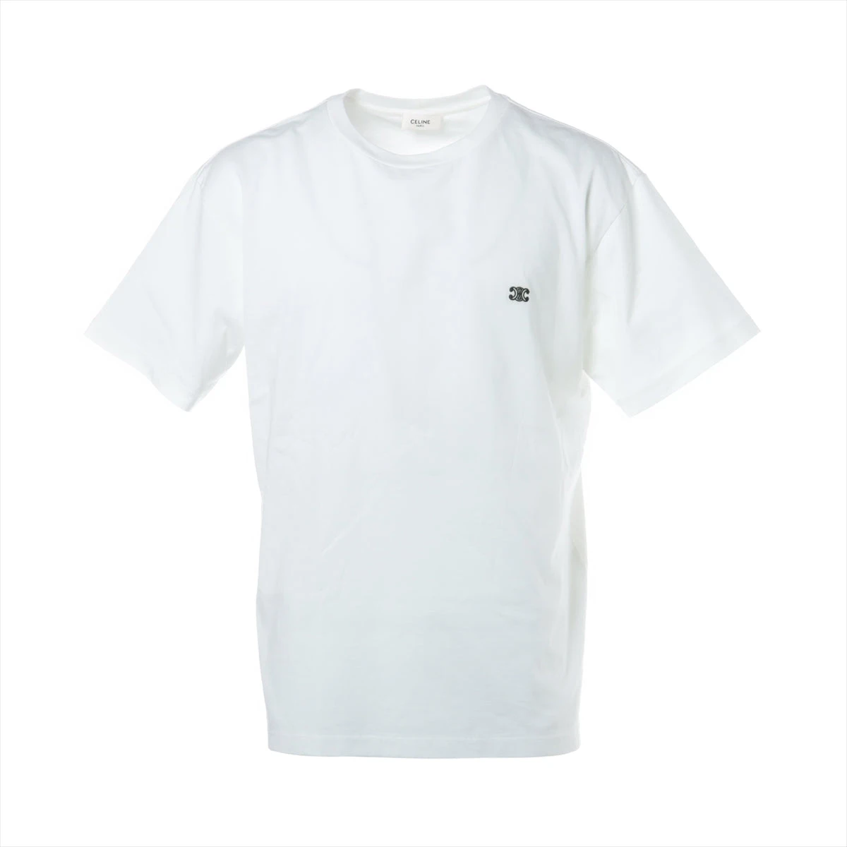 エルメス トリオンフ 23年 コットン Tシャツ XS メンズ ホワイト