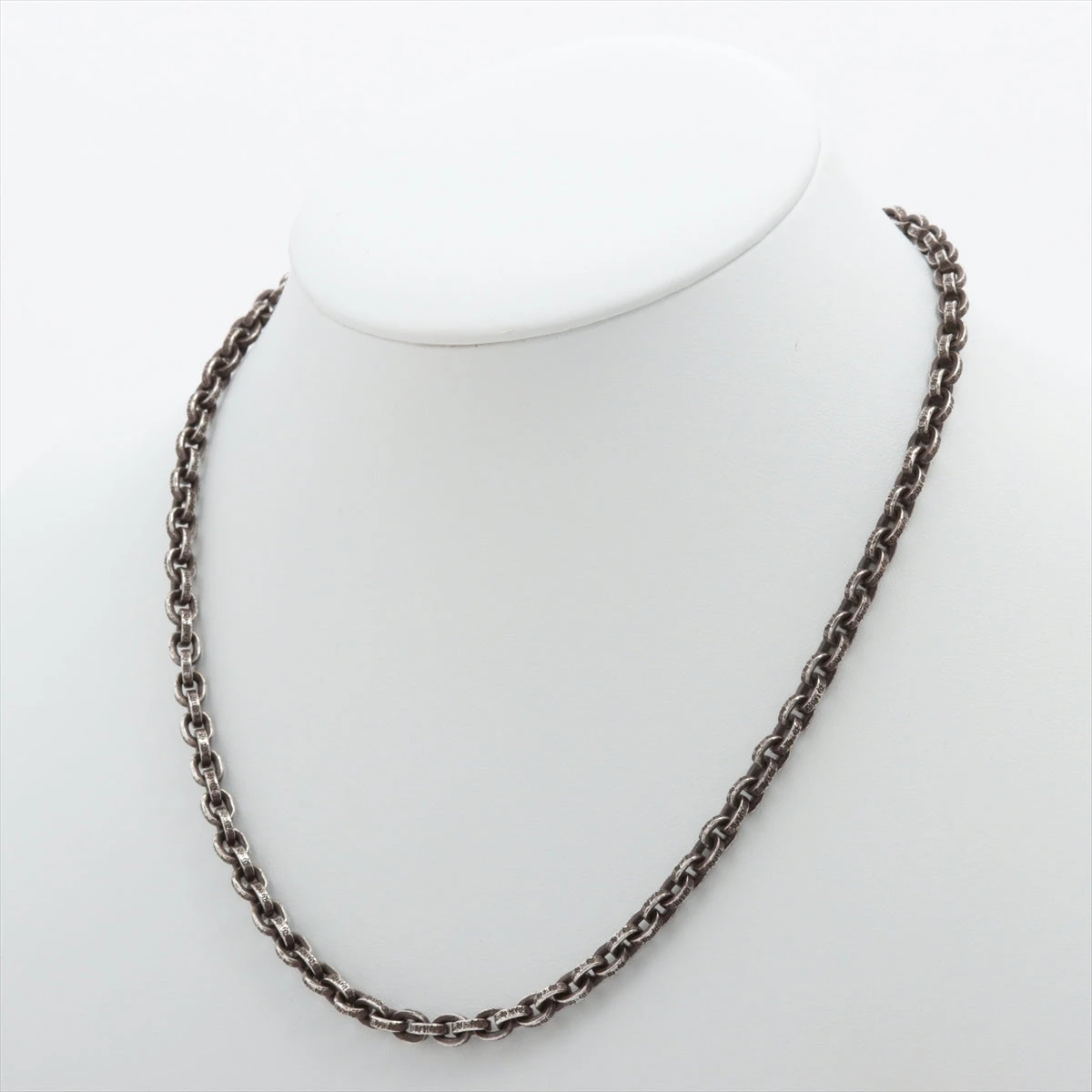 クロムハーツ ネックレス ペーパーチェーン18inch シルバーネックレス 中古 NO05 クロムハーツ(chrome hearts) ペーパーチェーン 18インチ P18 PAPER