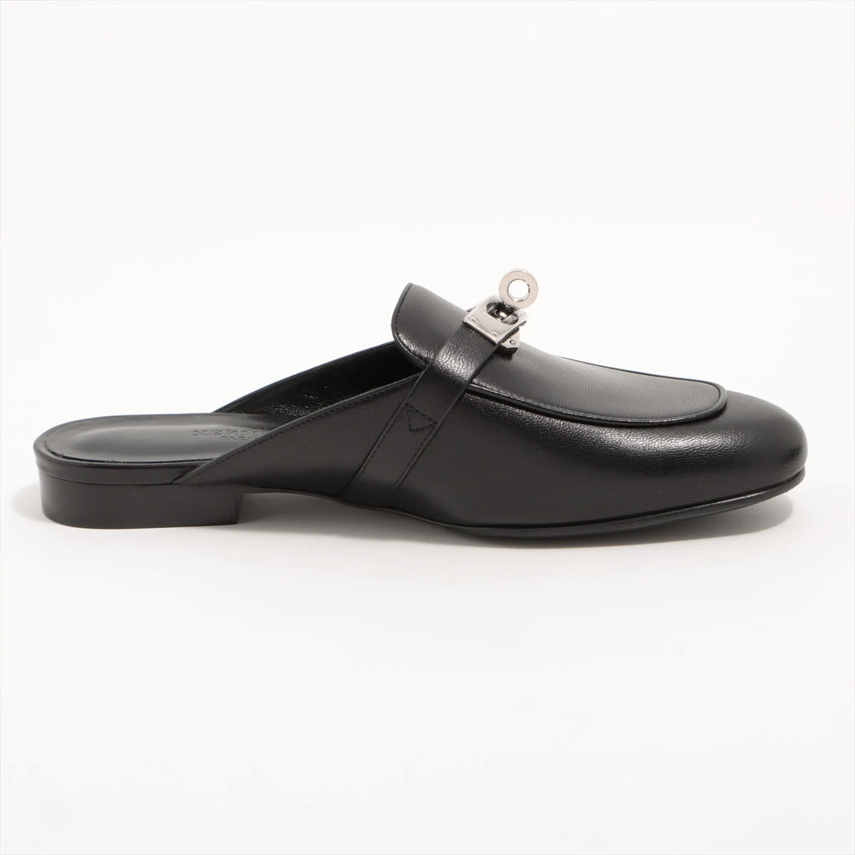 エルメス オズ レザー ミュール 35 レディース ブラック ケリー金具 箱