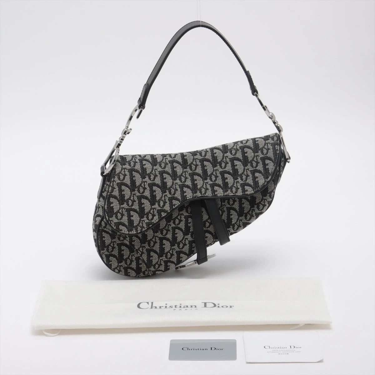 ☆鑑定済み☆ クリスチャンディオール ハンドバッグ サドル トロッター Christian Dior - 正規品鑑定済みクリスチャンディオール