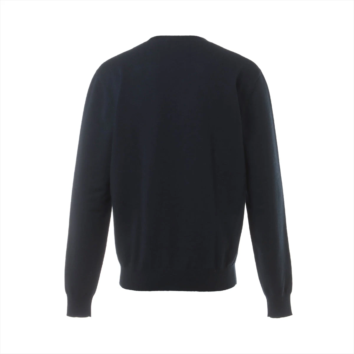 エルメス 23AW カシミヤ セーター L メンズ ネイビー 32-5711