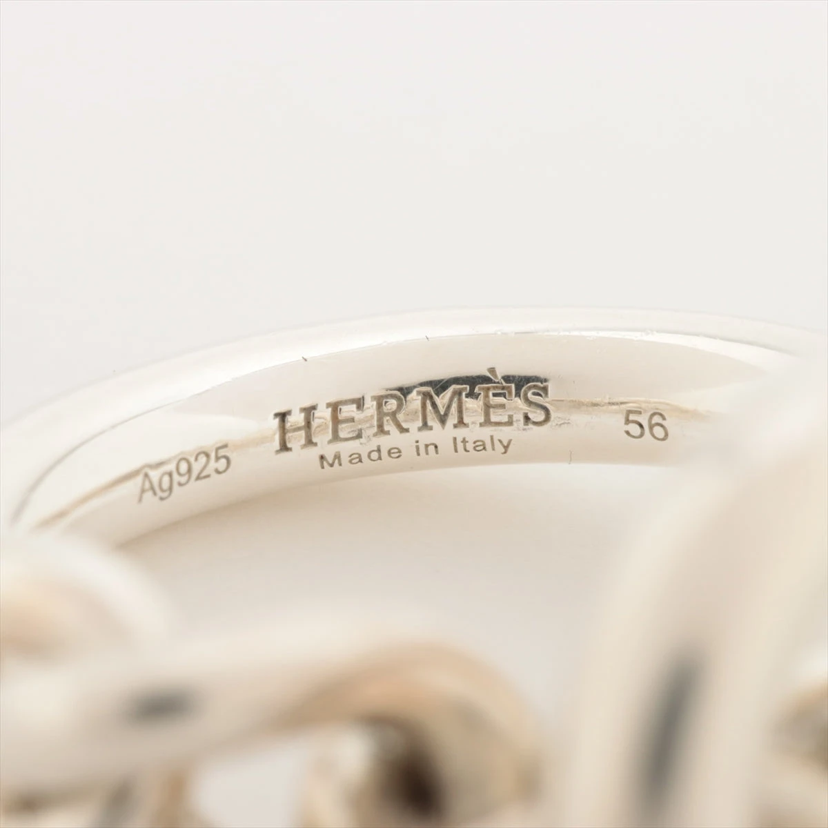 エルメス　クロワゼット　56号 美品 エルメス クロワゼット 925 リング 56 シルバー Sランクの買取