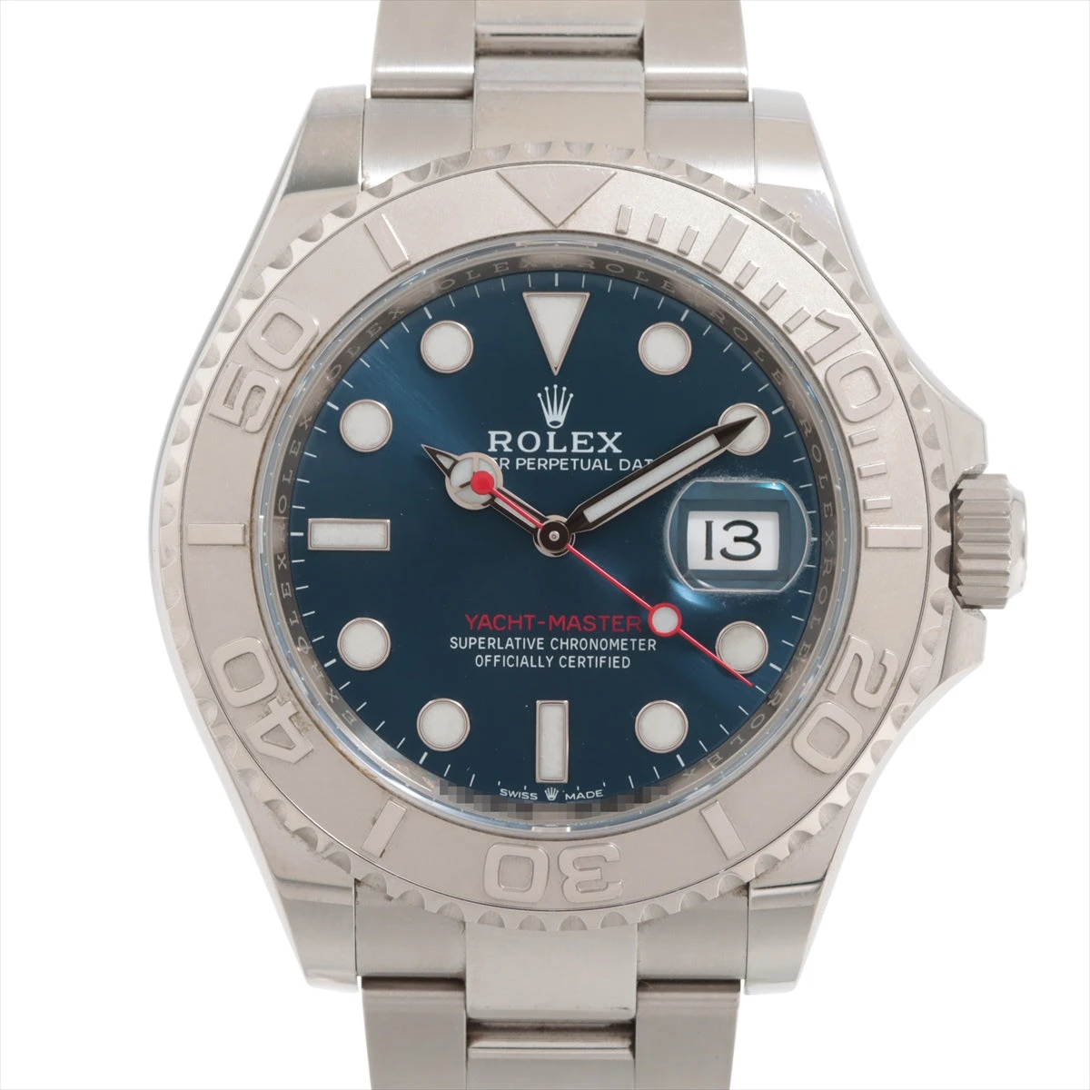 ロレックス ヨットマスター 116622 SS×PT AT 青文字盤 あまりごま1