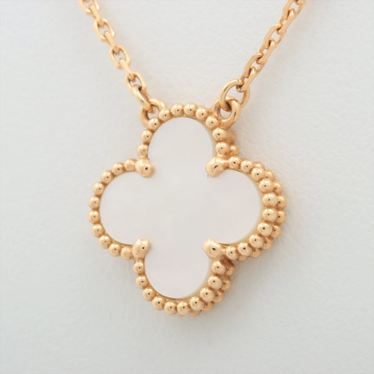 ヴァンクリーフ&アーペル ヴィンテージアルハンブラ シェル ネックレス  