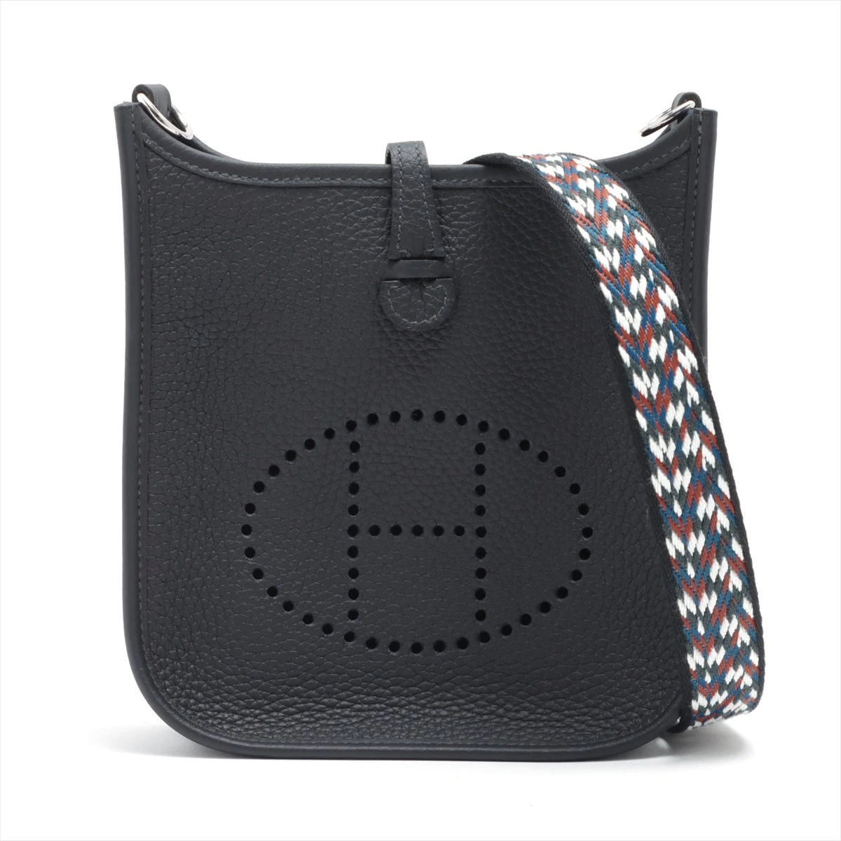 【美品】エルメス エブリンGM ショルダーバッグ フィヨルドレザー 黒 Ⅰアン HERMES エルメス エブリン TPM 16 ショルダーバッグ 069426CK