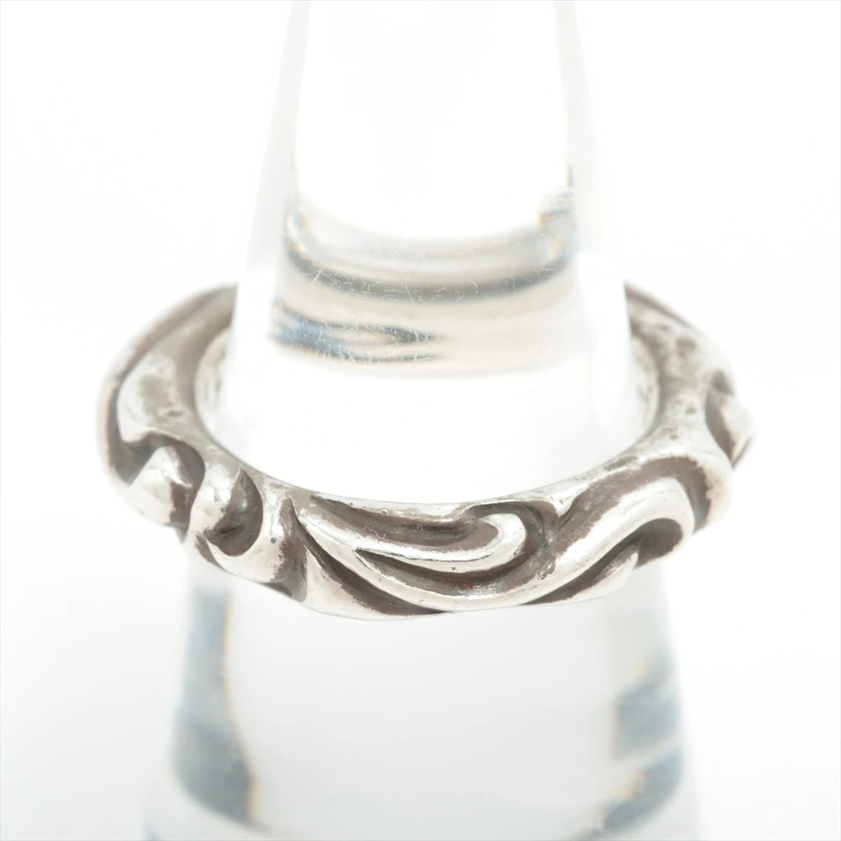 美品 販売証明書付属 クロムハーツ スクロールバンドリング CHROME HEARTS - スクロールバンドリング | Tempt