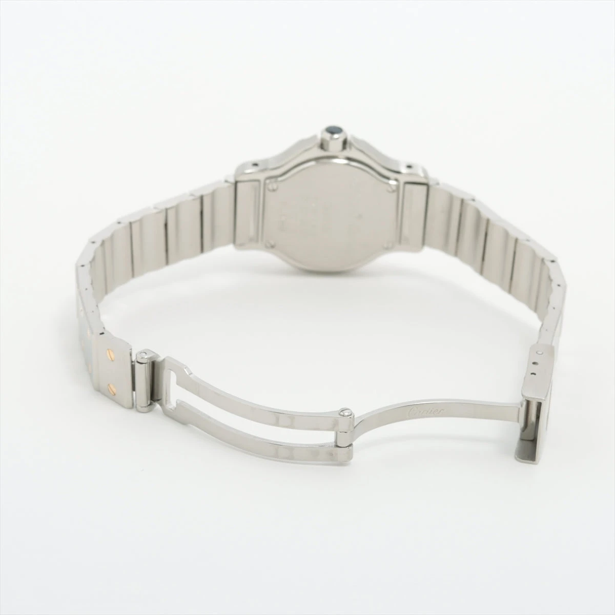 父と子 CARTIER SM SANTOS OCTAGON Ref.187903 with BOX – TIMEANAGRAM