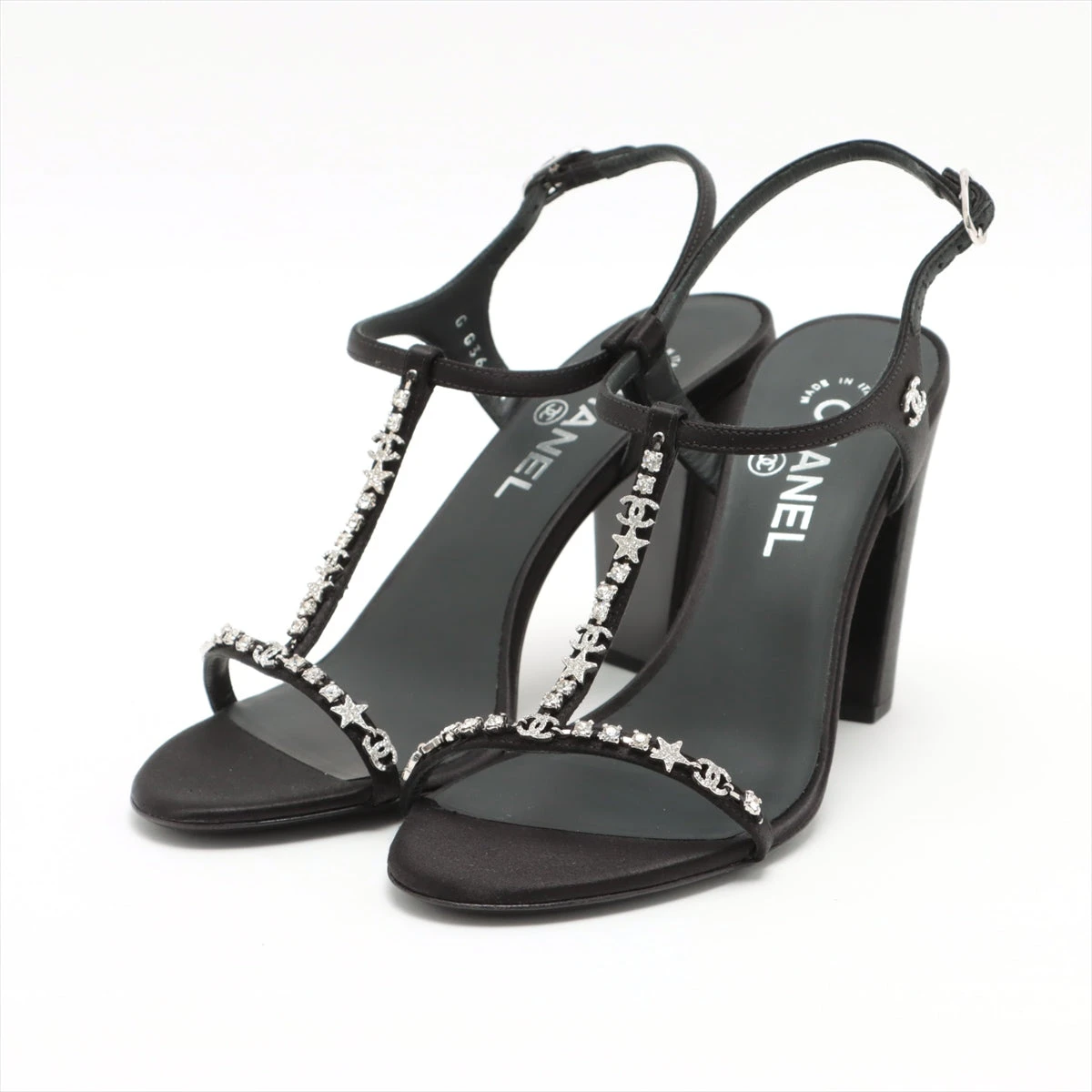 シャネル　CHANEL 黒サンダル　351/2 正規品 シャネル CHANEL サンダル【中古】：KOMEHYO ONLINESTORE その他