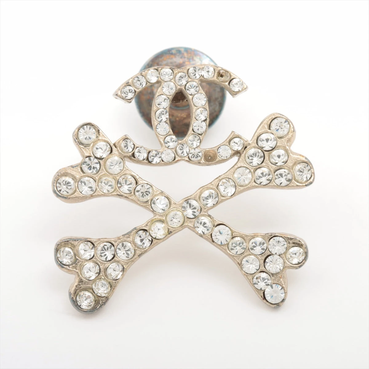 CHANEL(シャネル) ブローチ　ラインストーン　ココマーク　B23 B CHANEL(シャネル) Coco mark rhinestone brooch ココマーク