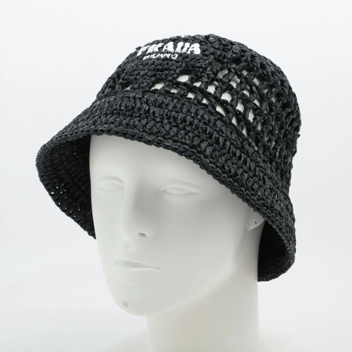極美品 PRADA ストローハット PRADA - 極美品 PRADA ストローハットの通販 by 熊黒's shop