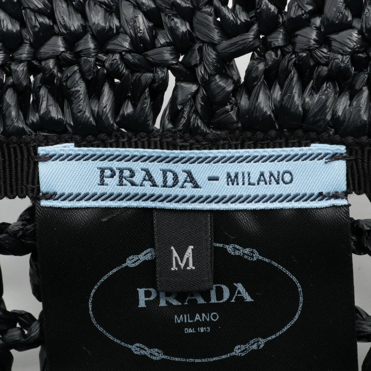 極美品 PRADA ストローハット PRADA - 極美品 PRADA ストローハットの通販 by 熊黒's shop
