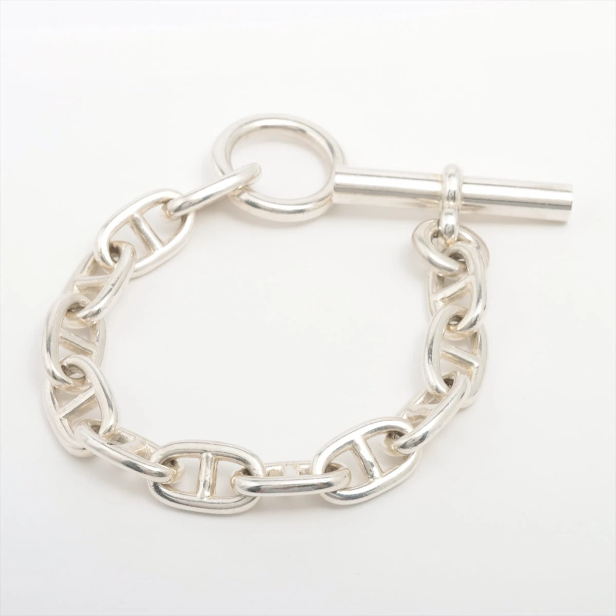 【高級】 シルバー ブレスレット シェーヌダンクル 925刻印 マンテル 錨 高級】 925 刻印 シルバーブレスレット シェーヌダンクル