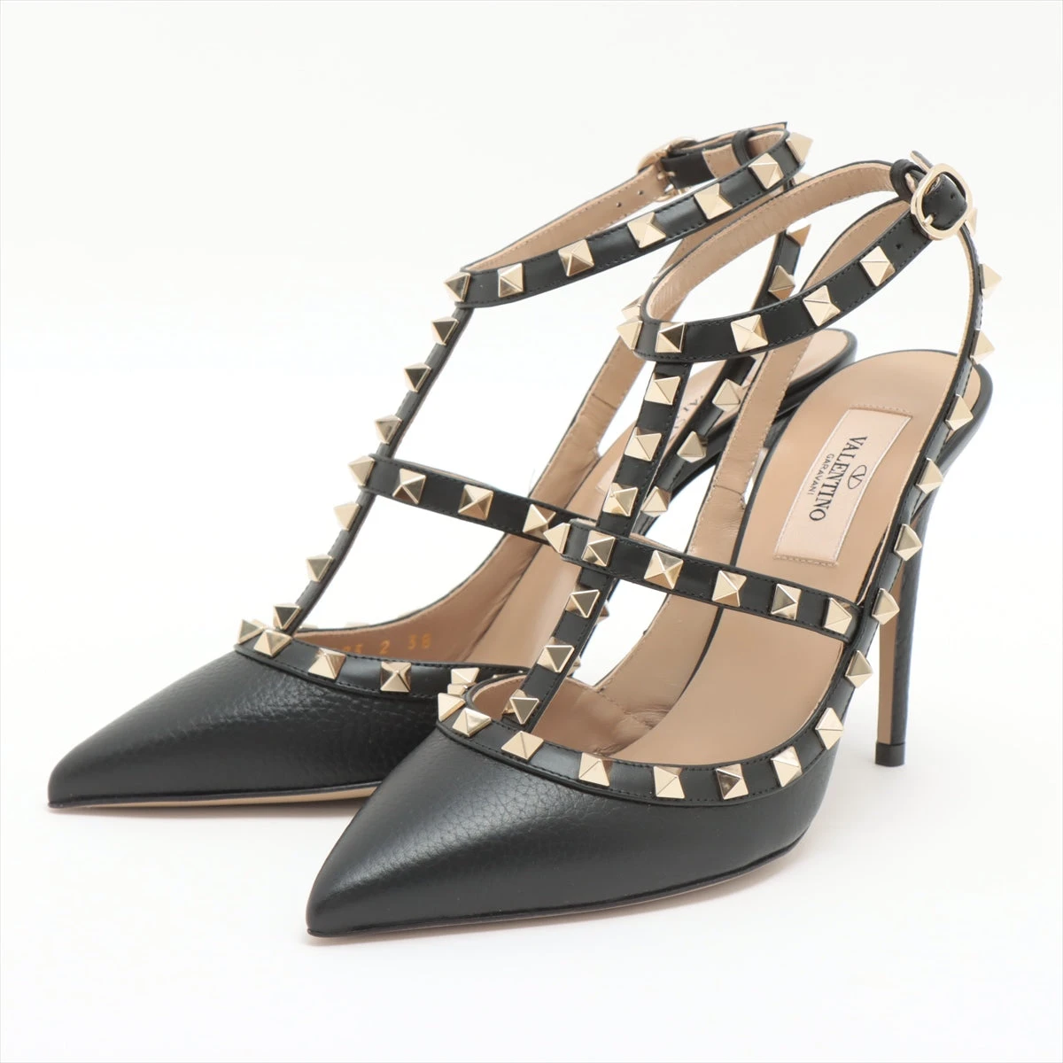 ヴァレンティノ スタッズパンプス 限定色 38