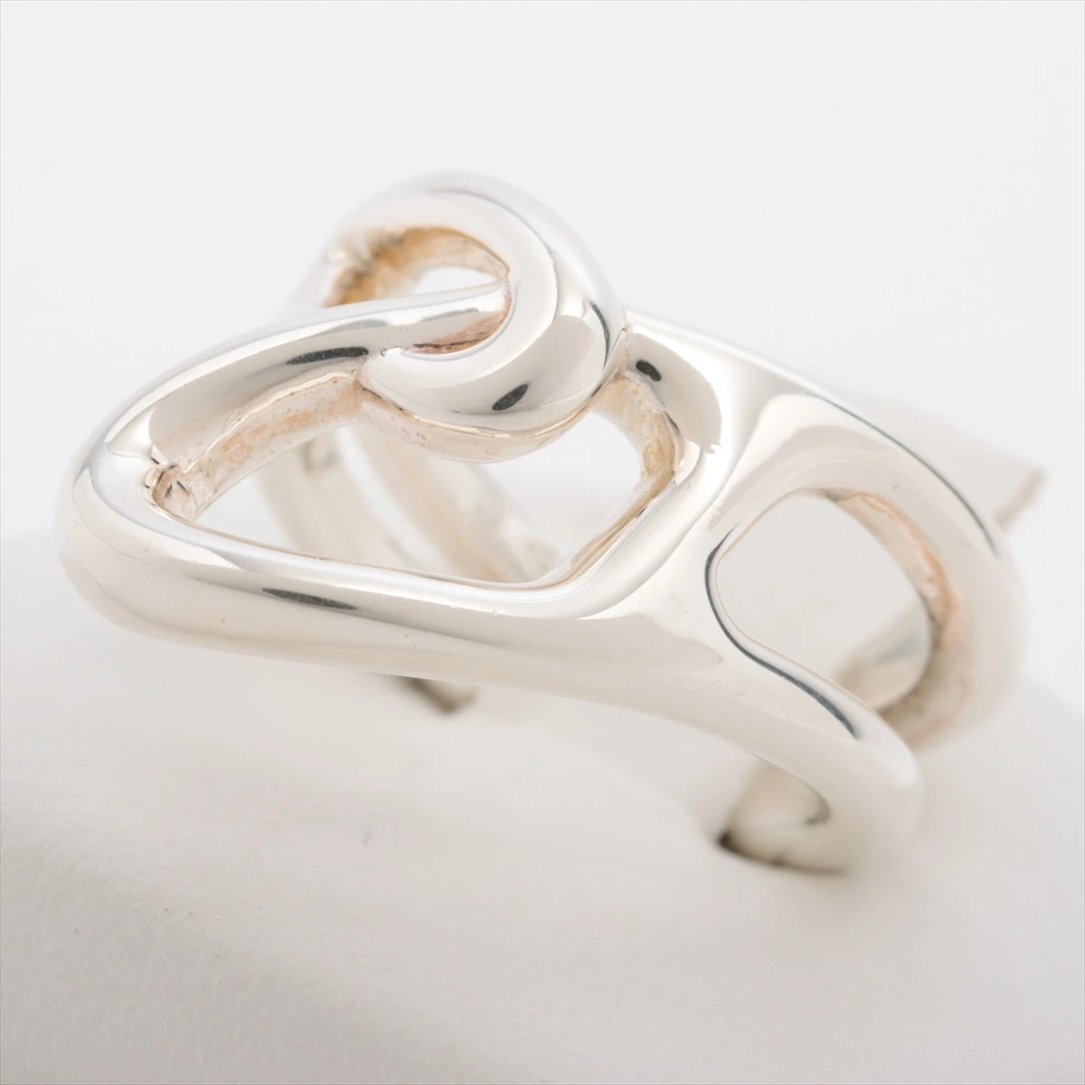 HERMES シルバー ツイストリング49 50 925 パンク