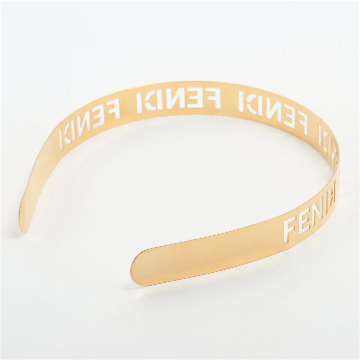 フェンディ カチューシャ GP ゴールド A2186672｜中古ブランド品