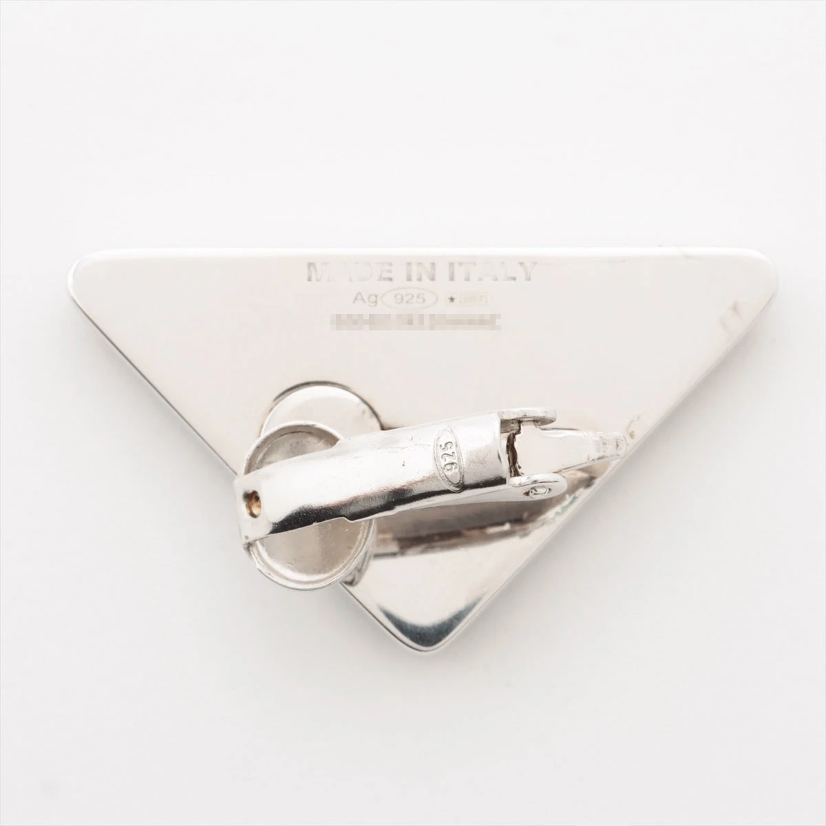 PRADA(プラダ) / イヤリング/Ag925/ブラック/レディース | 中古