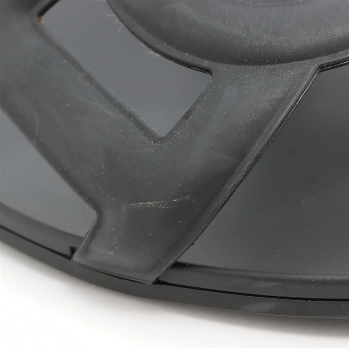 エルメス アロハ ラバー サンダル 38 レディース ブラック