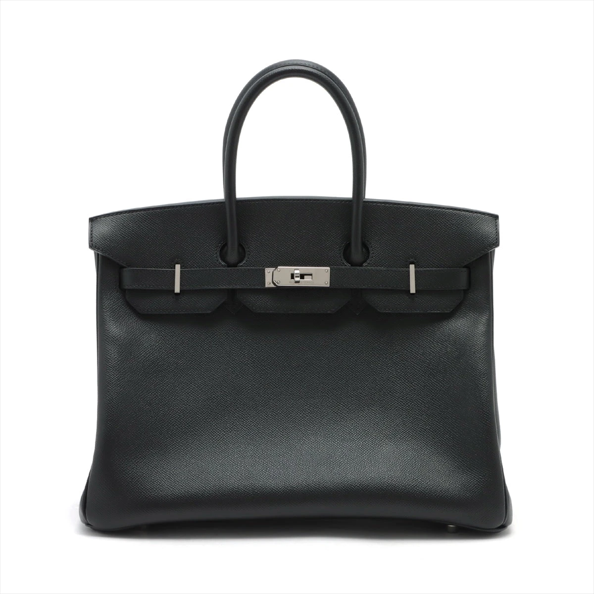 エルメス バーキン35 ヴォーエプソン ブラック シルバー金具 □K:2007年