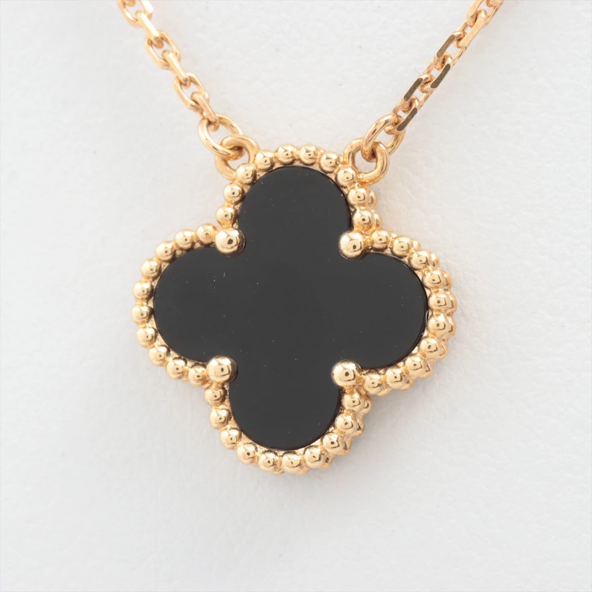 Van Cleef & Arpels アルハンブラネックレスオニキス ヴァンクリーフアンドアーペル アルハンブラ ネックレス