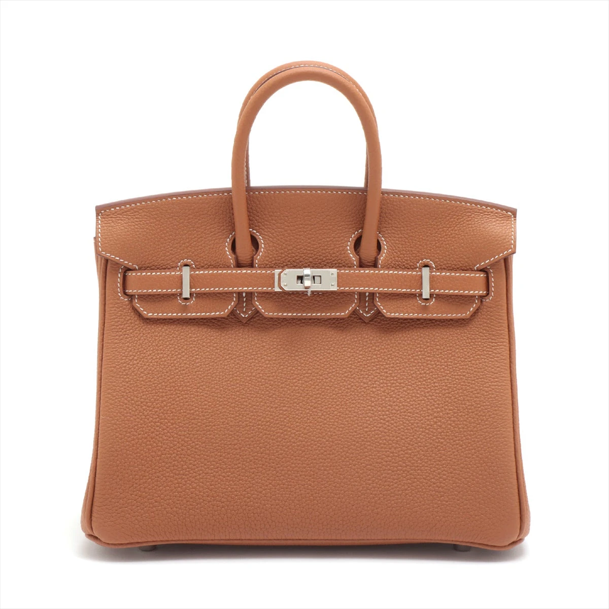 エルメス バーキン25 トゴ ゴールド シルバー金具 B:2023年