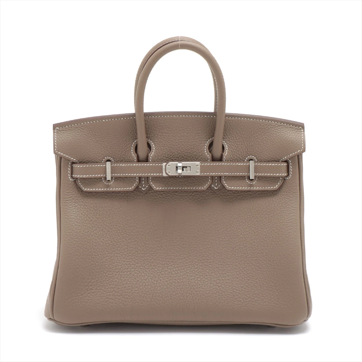 【極美品】【未使用に近い】HERMES エルメス　バーキン25 空箱 エルメス バーキン25 ルトゥルネ トゴ ゴールド シルバー金具 Y