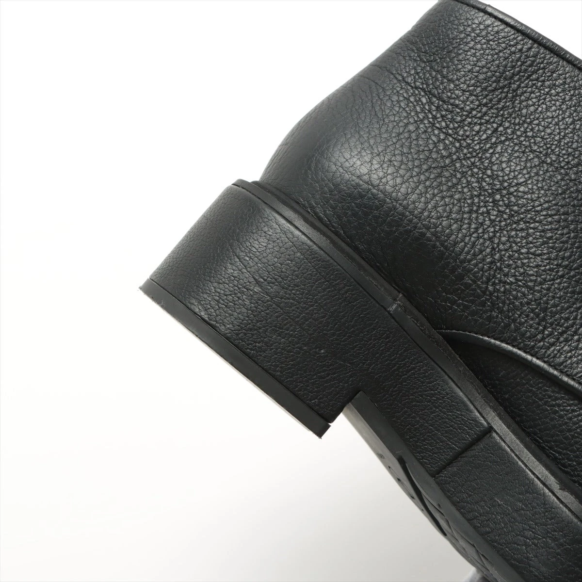 【正規品】シャネル CHANEL ココマーク レザー ショートブーツ 36 黒 シャネル ココマーク レザー ショートブーツ 36 レディース