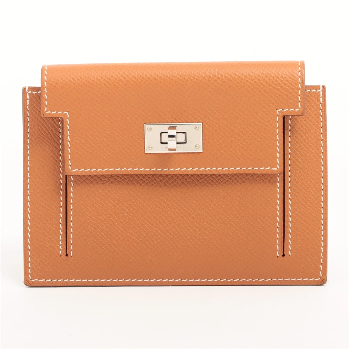 エルメス ケリーポケットコンパクト ヴォーエプソン コイン