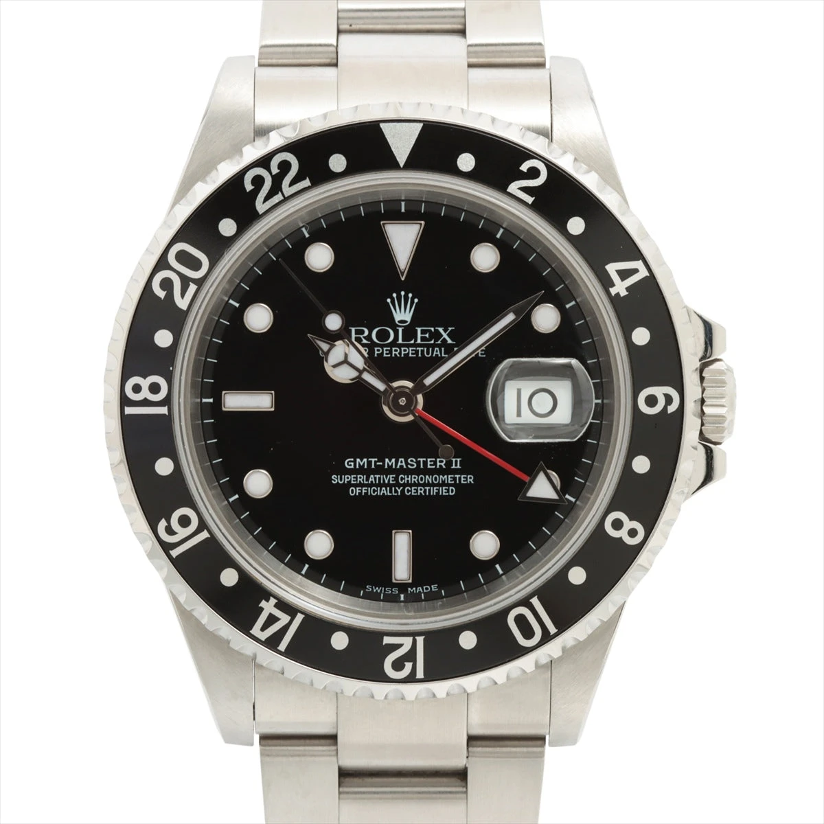ロレックス GMTマスター Ⅱ 16710 SS AT 黒文字盤