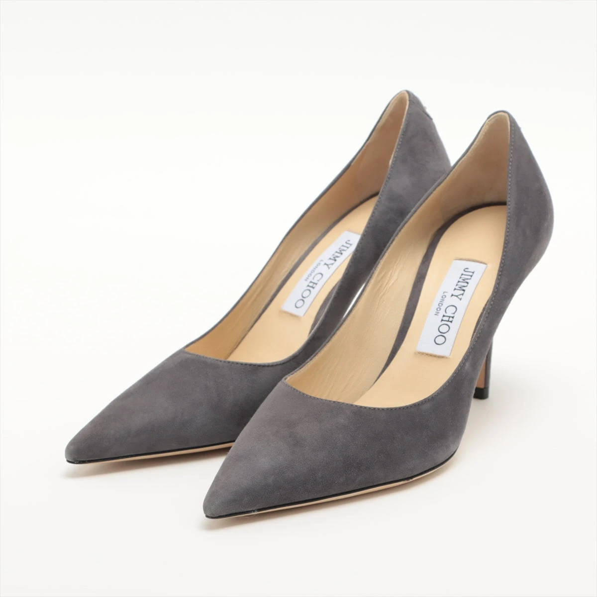 美品✨JIMMY CHOO　スウェード×メッシュ　ハイヒールパンプス　グレー 美品✨JIMMY CHOO スウェード×メッシュ ハイヒールパンプス