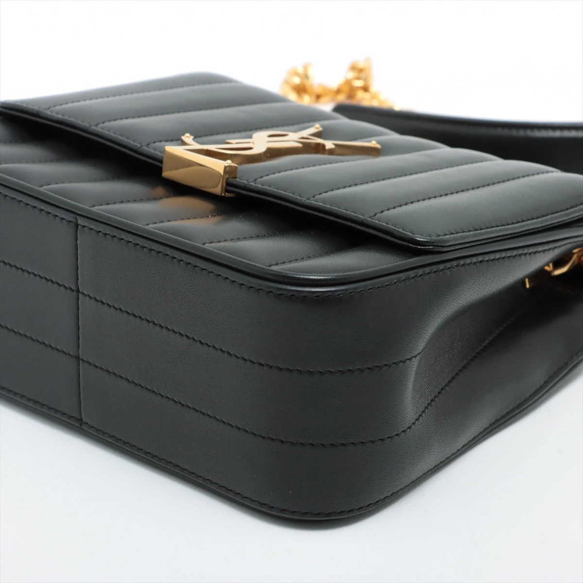 サンローラン ブラック ショルダーバッグ 中古】 サンローラン SAINT LAURENT ショルダーバッグ