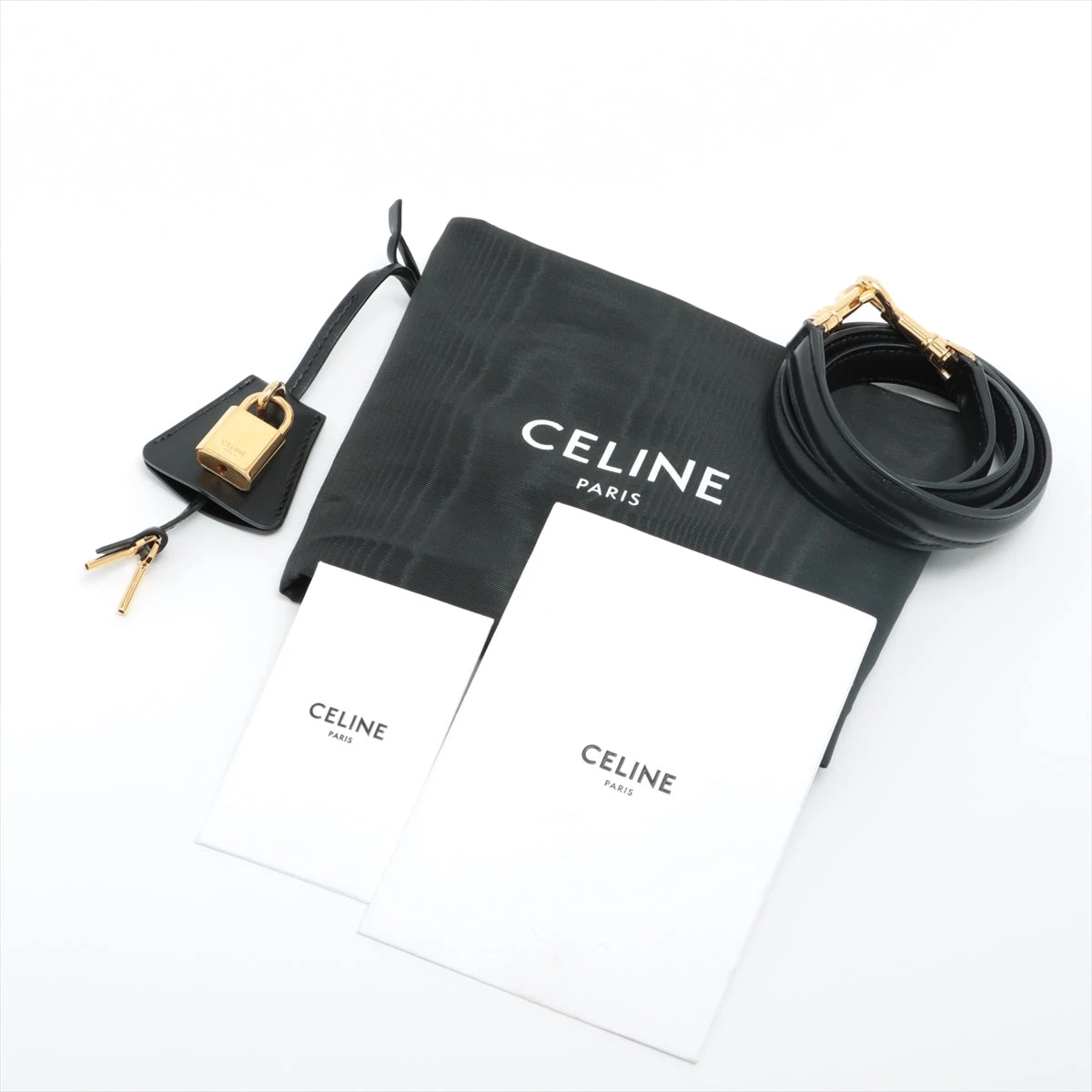 ＊即発可能＊ CELINE 16 スモール 2WAYハンドバッグ ブラック CELINE(セリーヌ) スモール 16 セーズ ハンドバッグ 2WAY