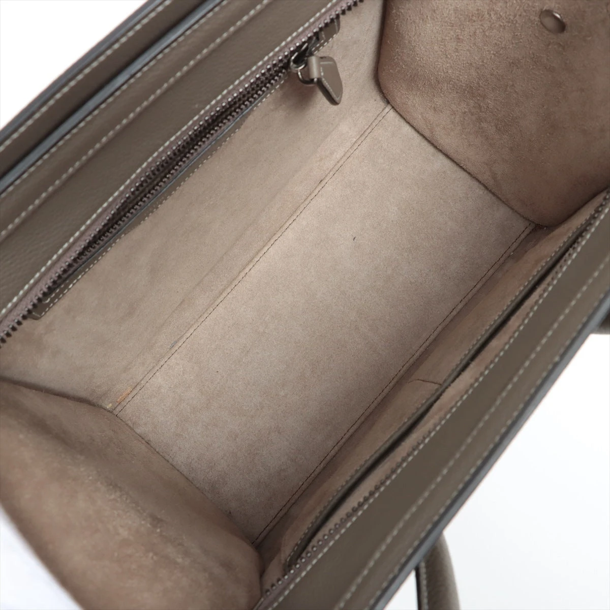CÉLINE ラゲージマイクロショッパー　ベージュ　レザー　美品 CELINE セリーヌ ラゲージ マイクロショッパー ハンドバッグ