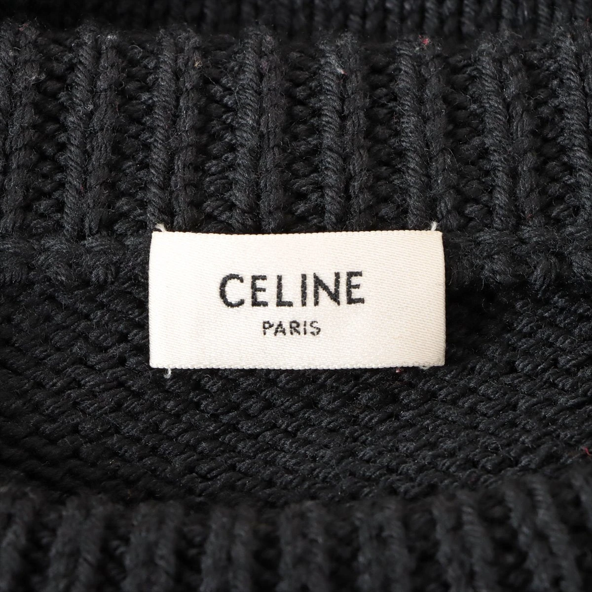 Celine セリーヌ　セーター　黒　ピエロ(確実正規品) celine ピエロ ニット セーター - メルカリ