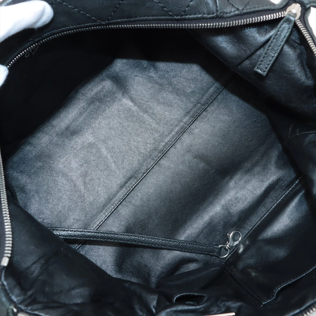 シャネル ワイルドステッチ キャビアスキン チェーンショルダーバッグ