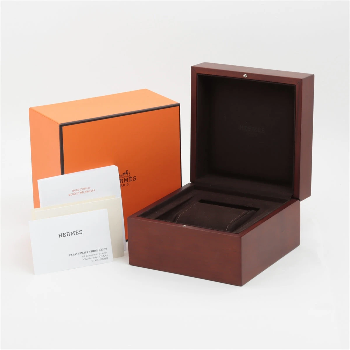 エルメス ケープコッド CC1.274 PG×革 QZ シェル文字盤 A2226544｜中古