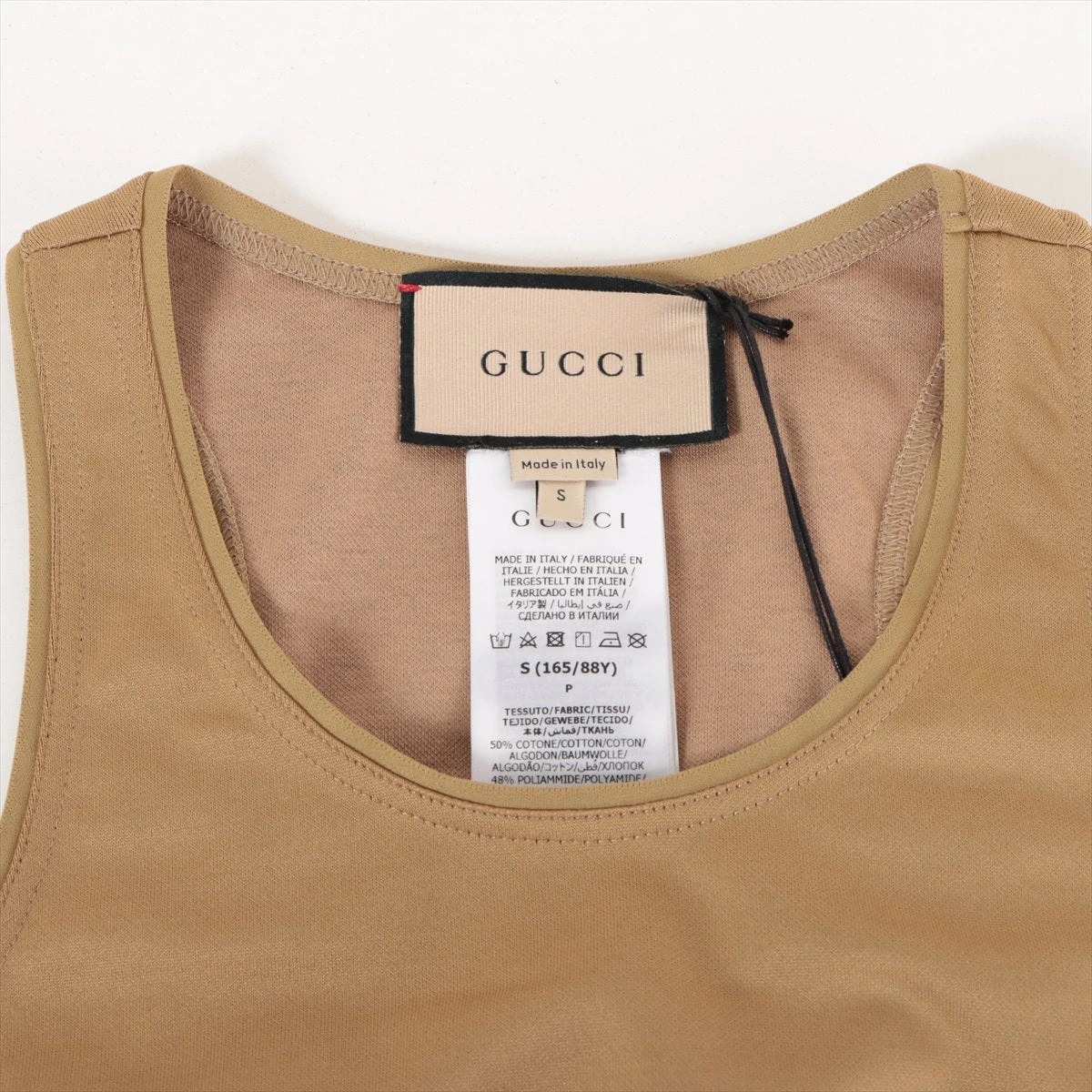 入手困難✨ GUCCI グッチ タンクトップ ノースリーブ コットン