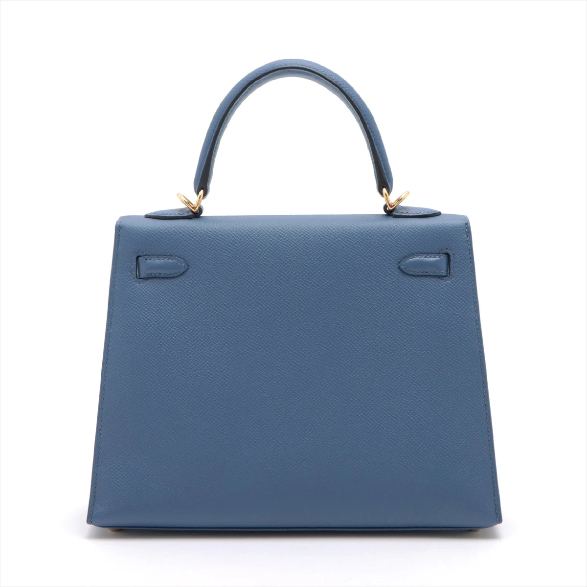 エルメス ケリー25 ヴォーエプソン ブルーブライトン ゴールド