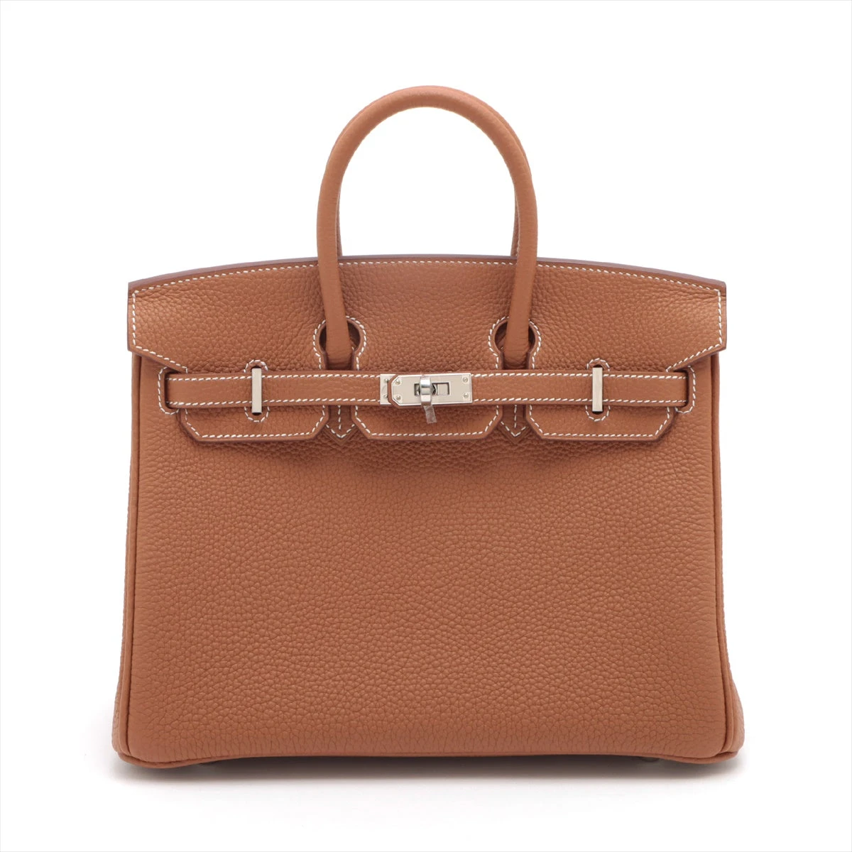 エルメス バーキン25 トゴ ゴールド シルバー金具 B:2023年