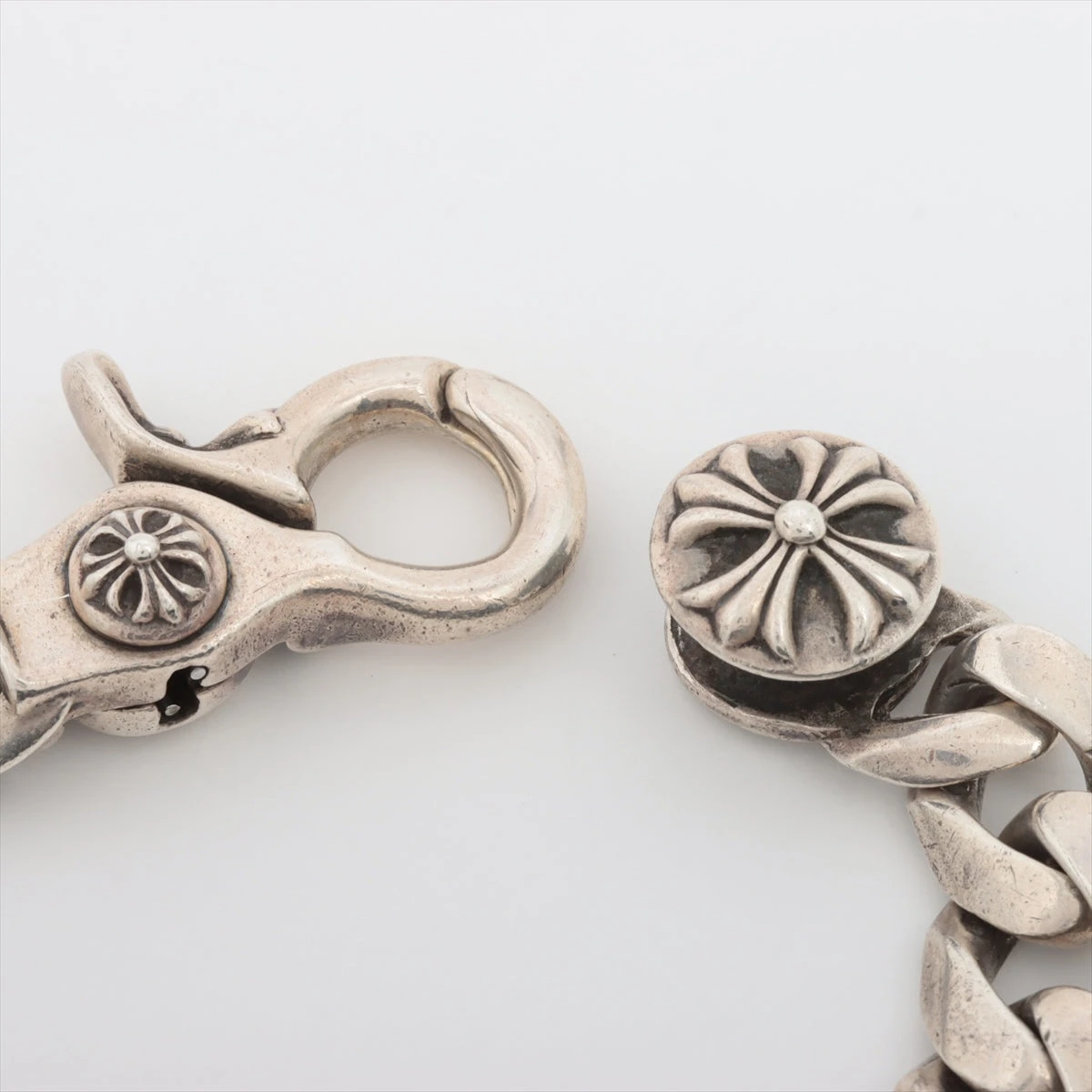 クロムハーツ クラシックリンク ブレスレット 925 125.3g クロスボール