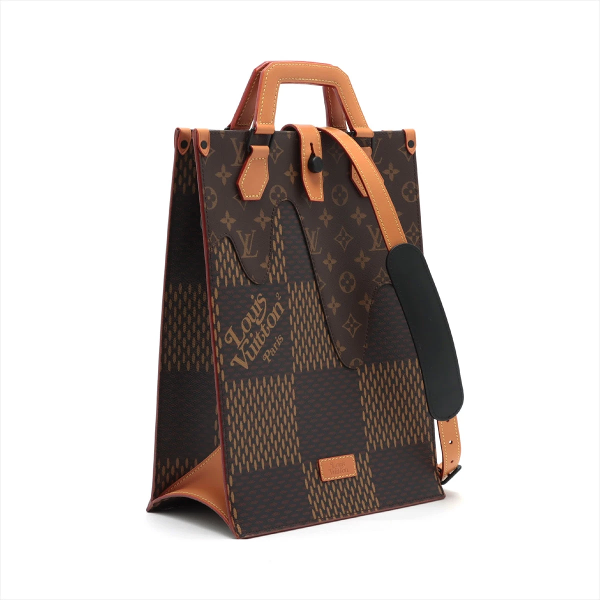 LOUIS VUITTON NIGOダミエジャイアントミニトート N40355 ヴィトン×NIGO ダミエジャイアント ミニトート N40355 ブラウン