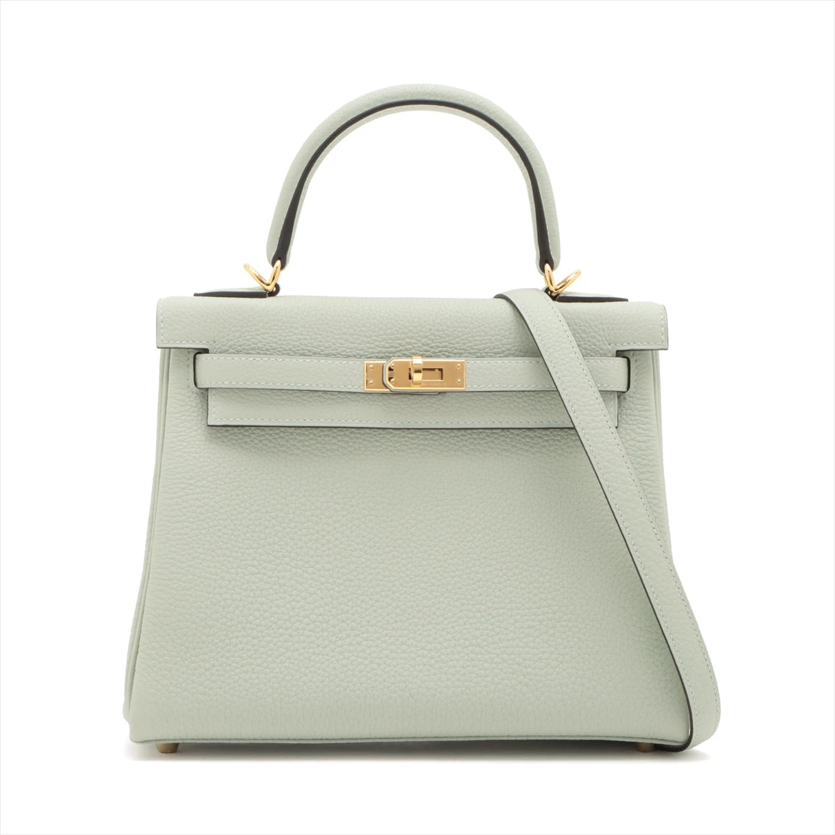 エルメス ケリー25 トゴ グリネヴェ ゴールド金具 B:2023年 A2211021