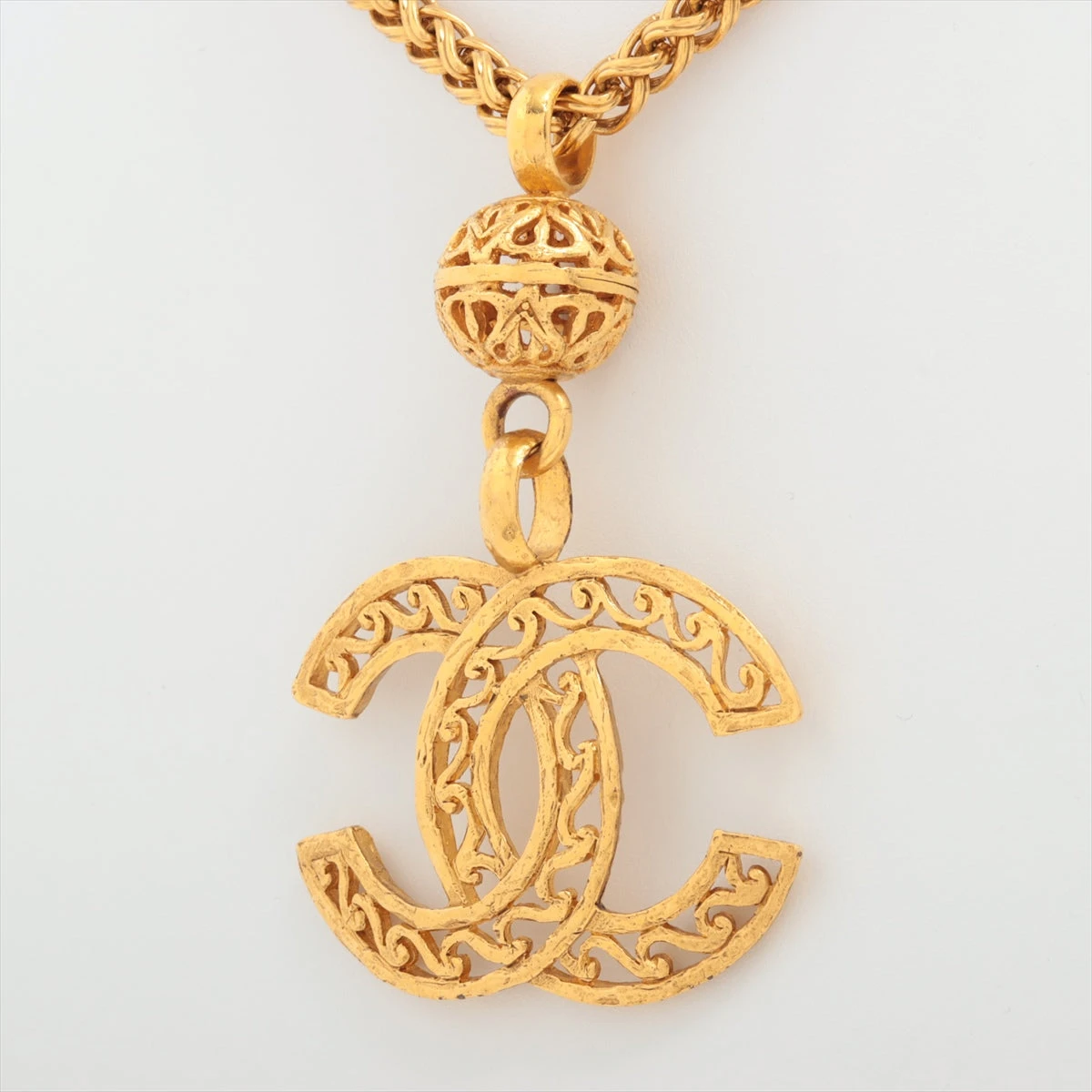 シャネル ココマーク 95A ネックレス GP ゴールド A2220040