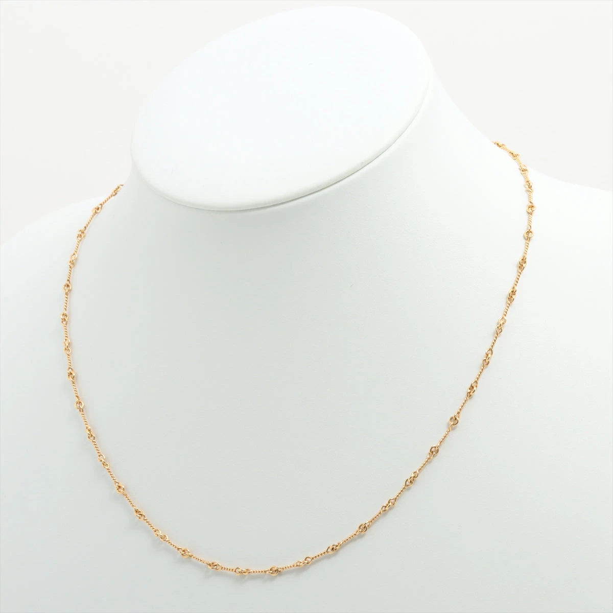 古着motimoti クロムハーツ　22K　ツイストチェーン　18インチ クロムハーツ ツイストチェーン 18インチ ネックレス 22k 7.0g