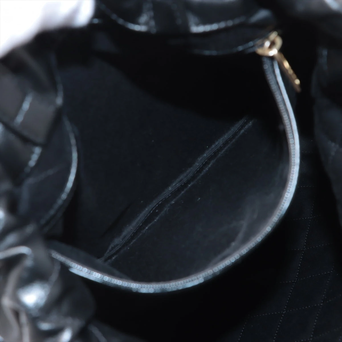 CHANEL Chanel22 レザー チェーン バックパック シャネル シャネル22 レザー チェーンリュック ブラック