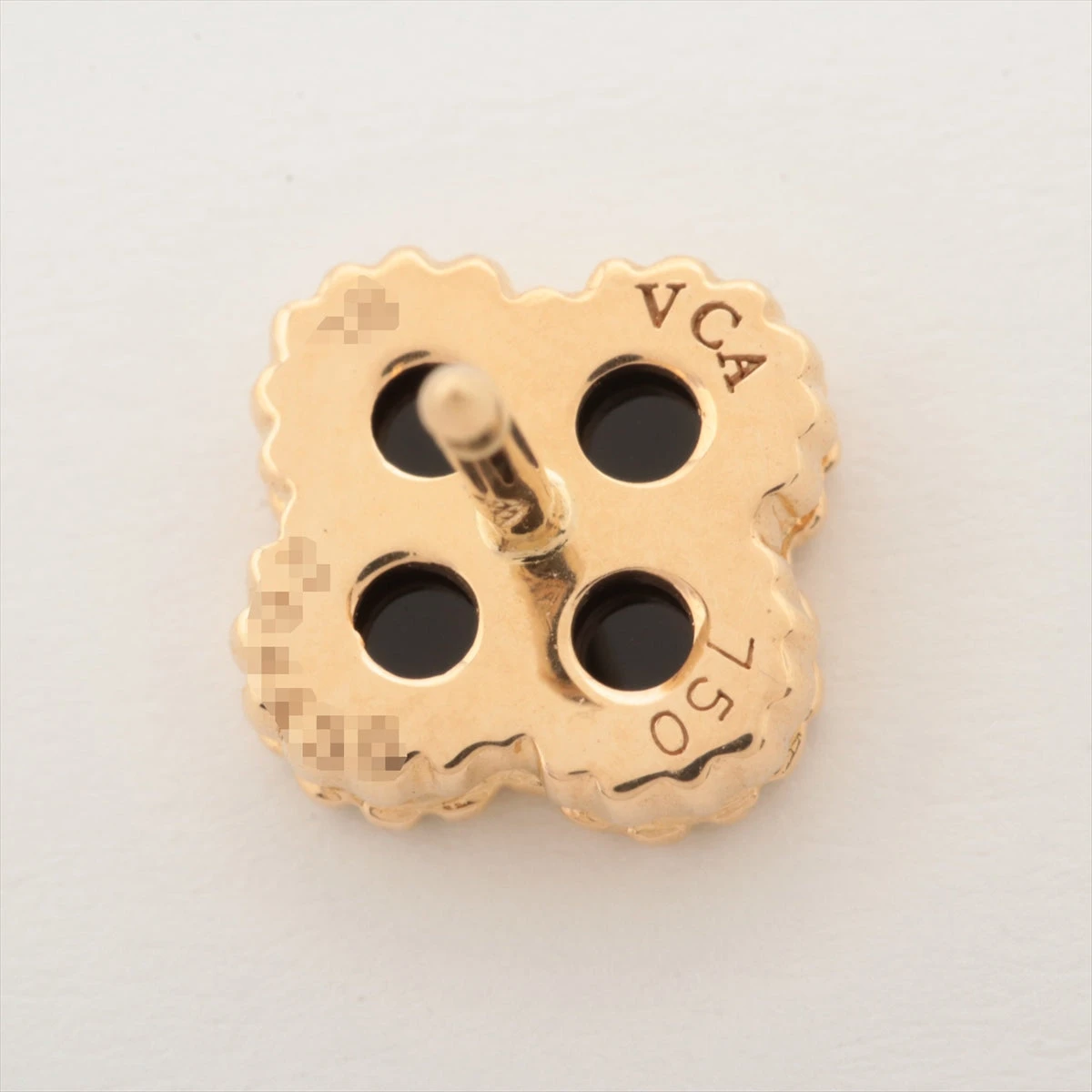 ヴァンクリーフ&アーペル スウィートアルハンブラ オニキス ピアス 750